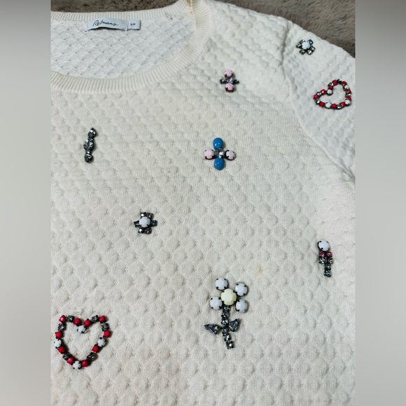 Beaded knitwear Blouse - Picture 2 of 5